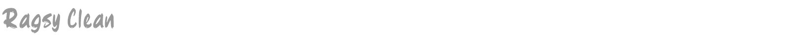 Ragsy Clean font preview